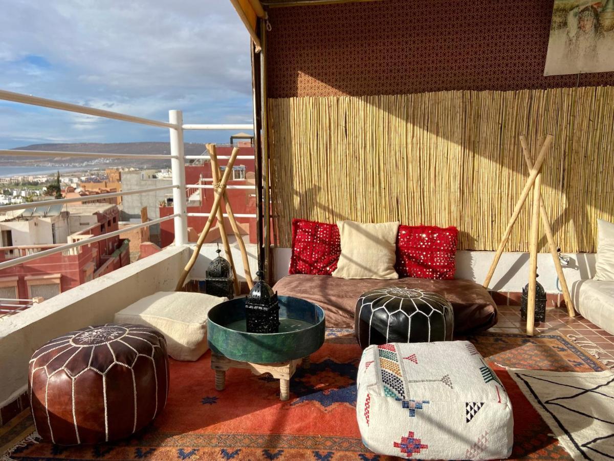 Caban Surf Hostel Tamraght Buitenkant foto